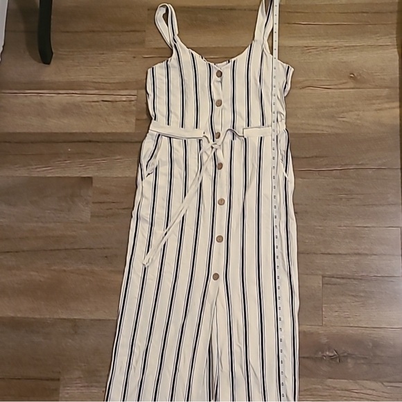 Striped Button-Down Midi Dress - Picture 8 of 12